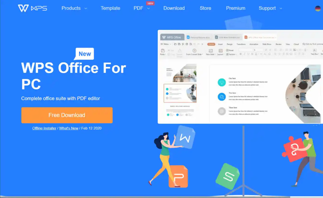 WPS Office 一键美化效果对比
